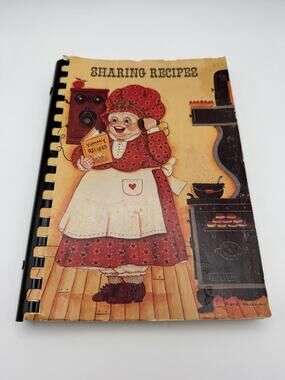 Sharing Recipes Vintage 1986 Cookbook - Londonderry Lionettes Middletown, PA